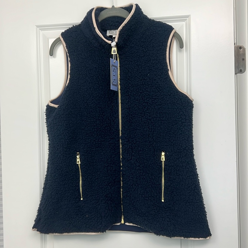 NWT Sail To Sable Fuzzy Vest